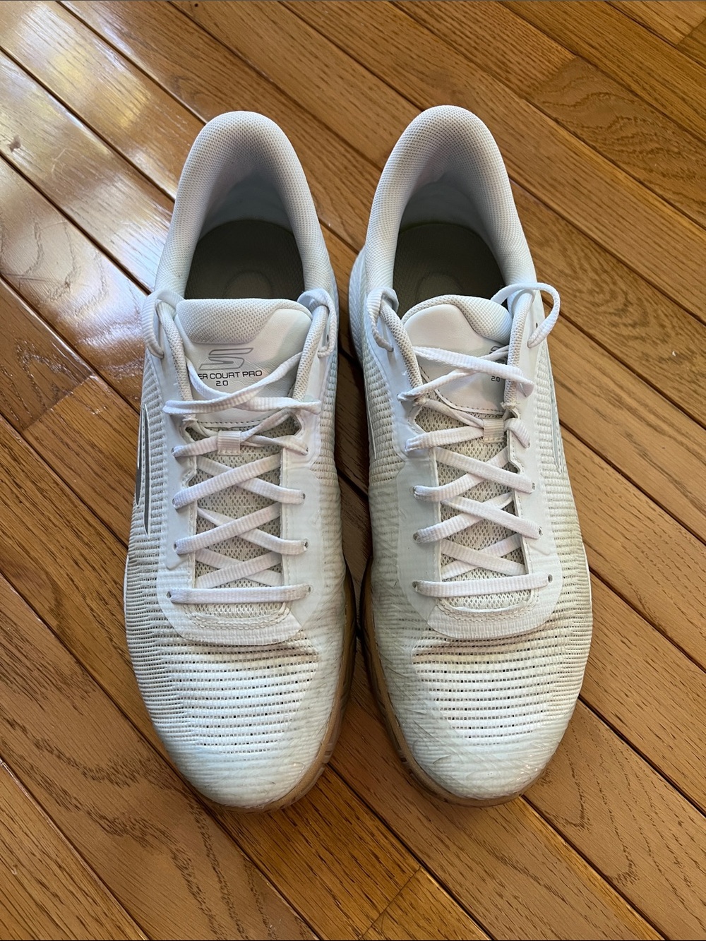 Skechers Viper Court Pro 2.0 - Pickleball Shoes. Mens 13. White gum sole - Picture 5 of 9